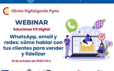 Webinar: «WhatsApp, email y redes: cómo hablar con tus clientes para vender y fidelizar»