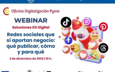 Webinar: «Redes sociales que sí aportan negocio: qué publicar, cómo y para qué»